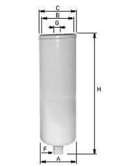 Daewoo Constructıon Equıpment Mega, Sola Serie Ekskavatör Yakıt Filtre