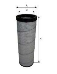 CR 0053/0054 BMC PROFESSIONAL PRO 625 DIŞ-İÇ TAKIM HAVA FİLTRE