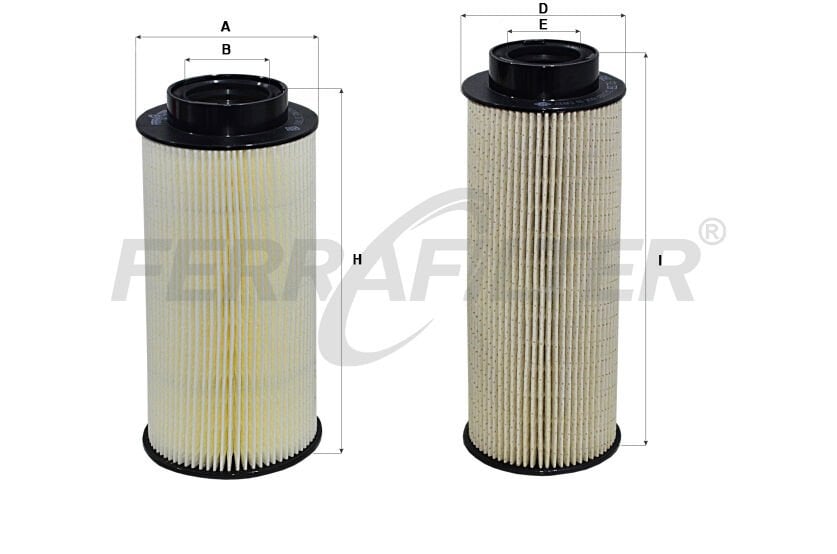 Eco-Eleman tipi Yakit Filtresi - KIT (Çift Filtre)