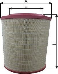 Iveco Stralis II 310-400-460-500 Hava Filtresi  (Uzun Ömürlü Kağıt Versiyonu)