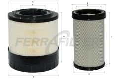 FAR2831+FAR1525/4M New Holland T7000 Hava Filtresi - Takım (İç+Dış)