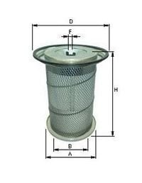 Same Titan 190 Traktör, New Holland VL600-VL6040-VL6050-VL6060 Serie Hava Filtre (Dış Filtre)