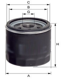 CS 0200 Kawasaki 1000 Serie, Suzuki 1000-1100 Serie Motorsiklet Yağ Filtre