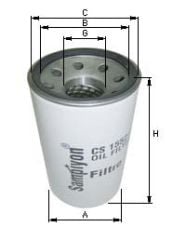 CS 1552 M2 - 10 Micron Mepsan Akaryakıt Yakıt Filtre